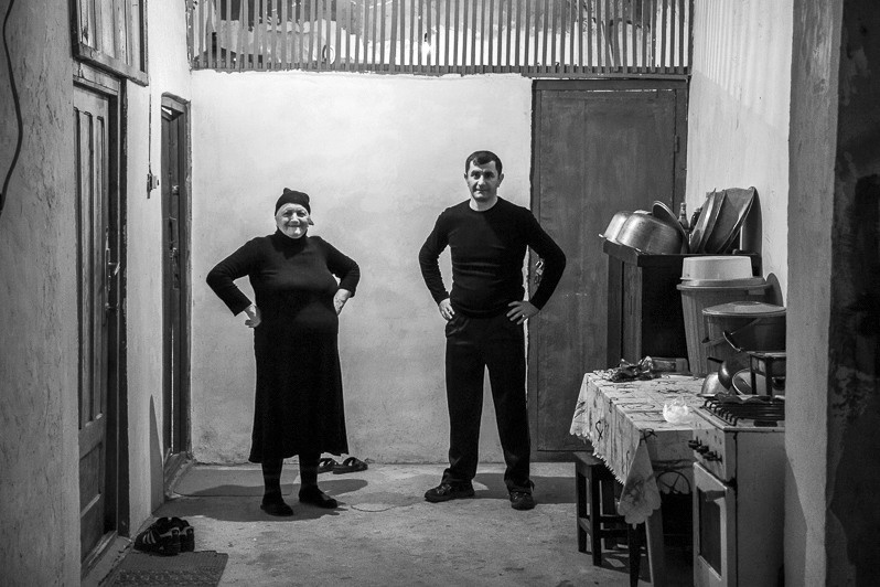 Hospitality, Zugdidi, Samegrelo-Zemo Svaneti region, Georgia. October 2013