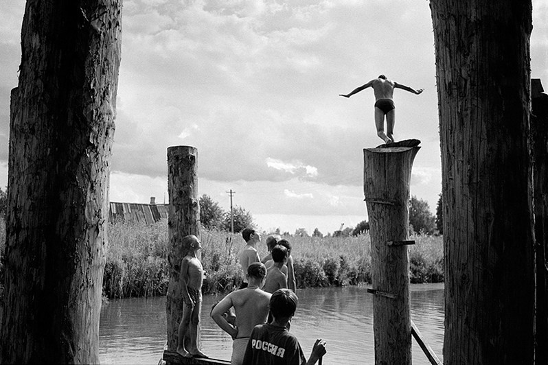 Diver, Georgievskoye village, Danilovsky district, Yaroslavl region, Russia. 2008