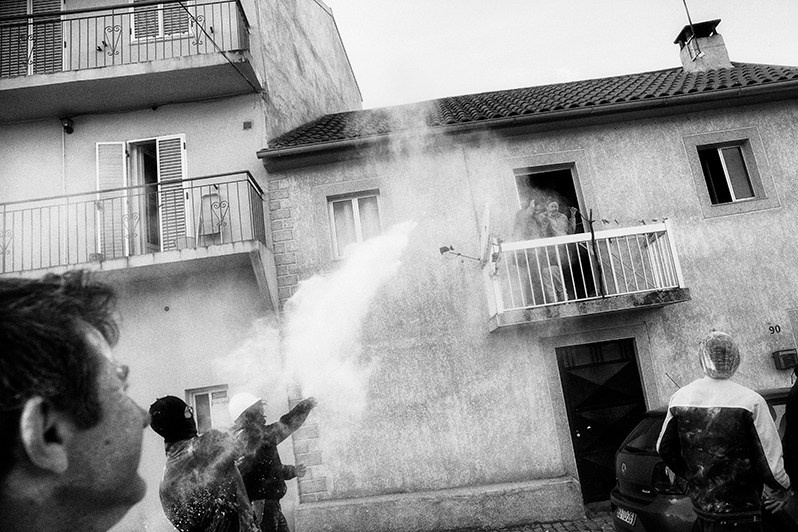 Everyone is warned about the “julgamento do Entrudo”, Vimioso municipality, Bragança district, Trás-os-Montes region, Portugal. 2020