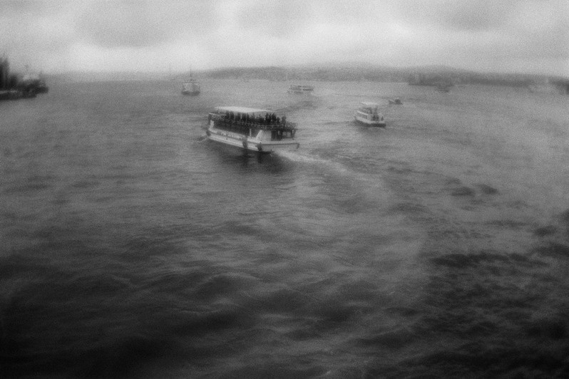 In the Gulf Gold Horn, Istanbul province, Turkey. January 2009