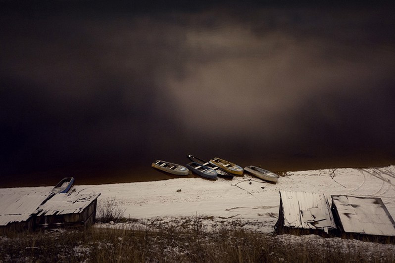 Leshukonskoe village, Arkhangelsk region, Russia. October 2017