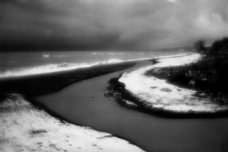 Black Sea Coast, Akçakoca, Düzce province, Turkey. January 2013