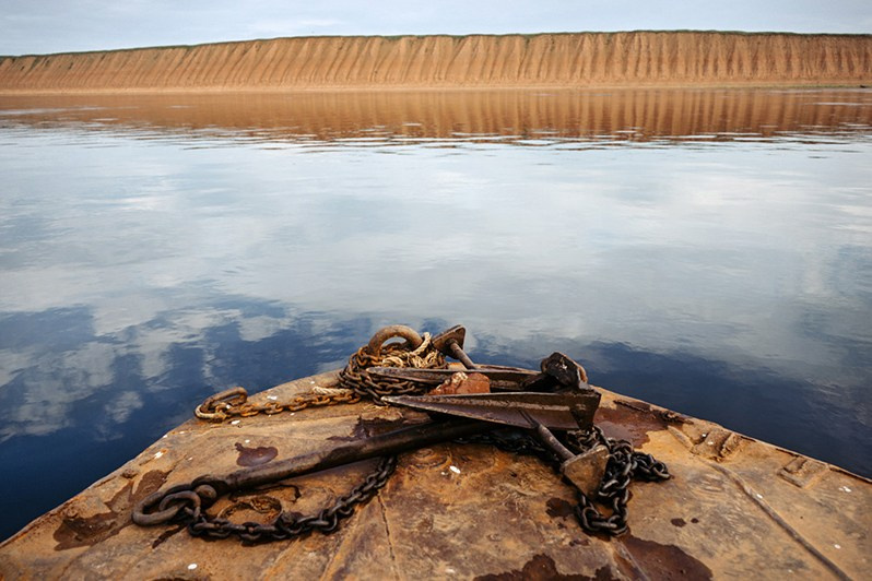 Mezen River, Arkhangelsk region, Russia, August 2017