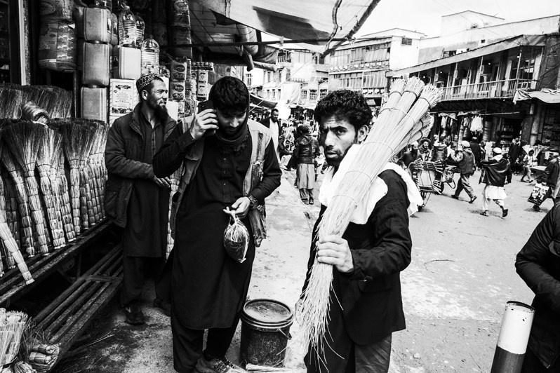 You can find everything you need for life in the market, Kabul, Afghanistan. 2024