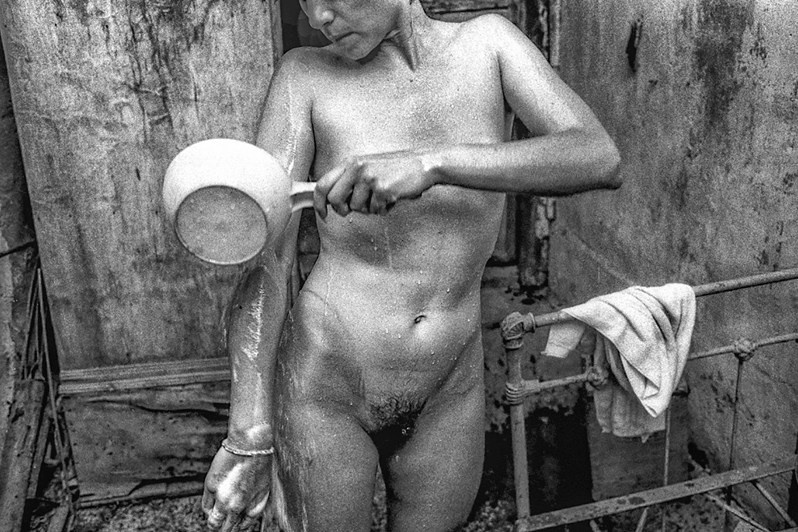 A woman on holiday in a private house in Crimea, Ukraine. June 1992 © Oleg Klimov