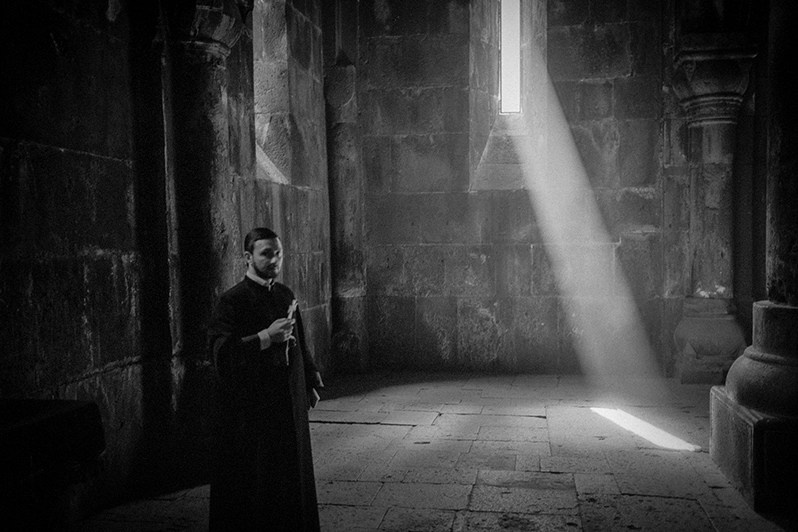 Geghard Monastery, Kotayk province, Armenia. October 2006