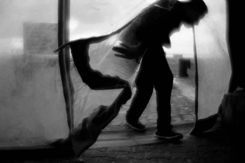 At the salt lake Tuz south-east of Ankara, near lake Tuz, Konya province, West Anatolia region, Turkey. November 2014