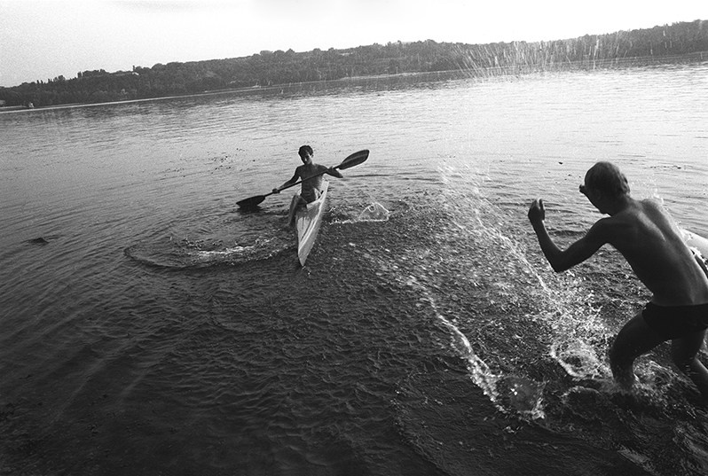 На Днепре, Запорожье, УССР. 1989