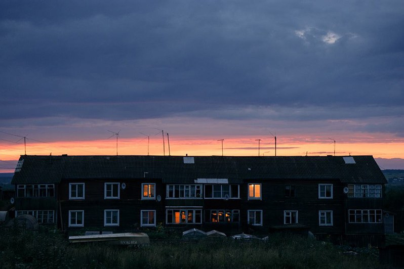 Leshukonskoye village, Arkhangelsk region, Russia. August 2017