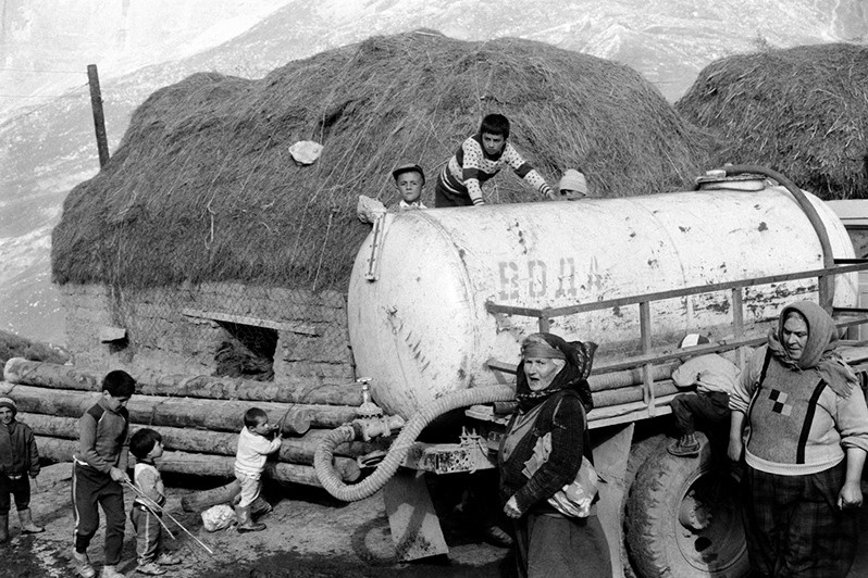 Ukhul village, Akhtynsky district, Republic of Dagestan, Russia. 1991