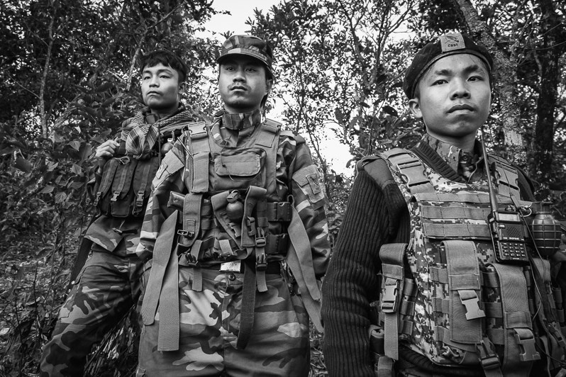 CNDF Frontline, Falam township, Chin state, Myanmar. November 2022