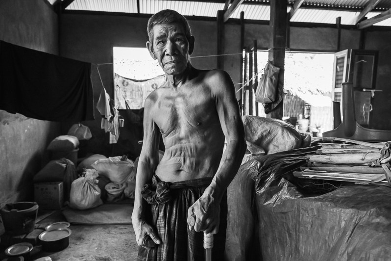 Maut Thein Monastery IDP camp, Mrauk-Oo township, Rakhine state, Myanmar. October 2019