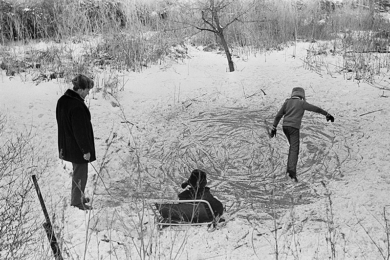 Маленький каток на левом берегу Днепра, Запорожье, УССР. 1980