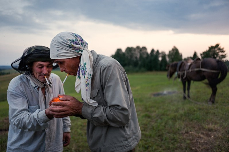 Ust'-Kyma village, Leshukonsky district, Arkhangelsk region, Russia. August 2017
