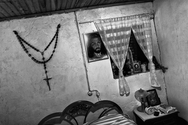 Bedroom of a transmontana, Bragança district, Trás-os-Montes region, Portugal. 2017
