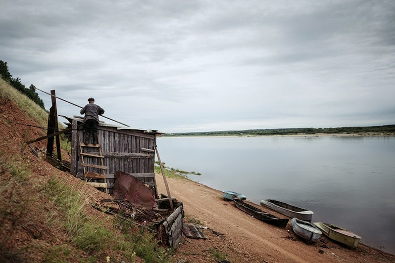 Leshukonskoye village, Arkhangelsk region, Russia. August 2017
