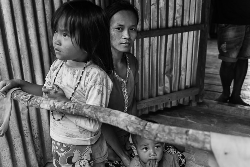 Internal Displaces Persons (IDP) from Hakha being provided shelter in Lautu region, Fanthen village, Chin state, Myanmar. September 2022