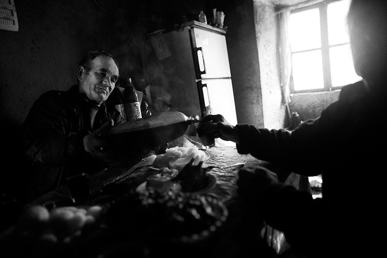 Family lunch, Boticas municipality, Vila Real district, Trás-os-Montes region, Portugal. 2015