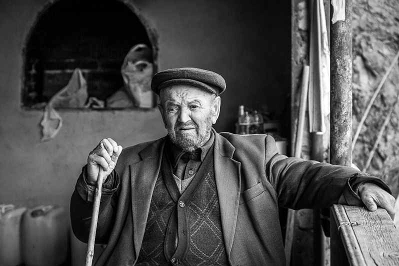Veteran of Stalingrad, Karintak village, Shushi region, Nagorno Karabakh Republic. March 2014