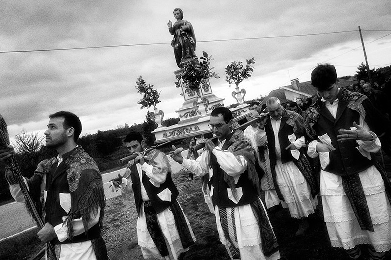 Procession of “São João Evangelista”, Miranda do Douro municipality, Bragança district, Trás-os-Montes region, Portugal. 2022