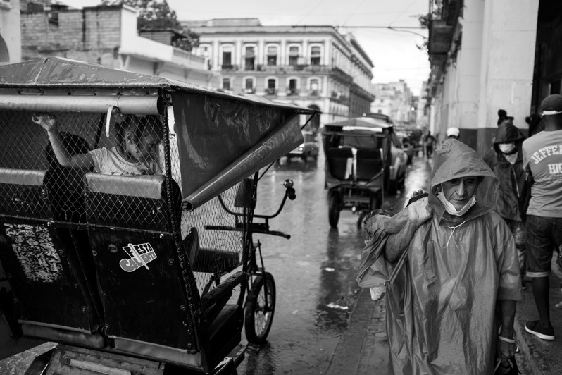 Everyday life on one of the capital's busiest streets, Monte, Centro Habana district, Havana, Cuba. 2022