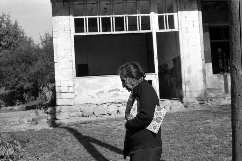 Rural school teacher, Vank village, Martakert district, Nagorno-Karabakh Republic. October 2006