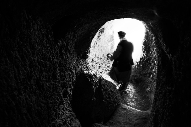 Bamyan Caves, home to about 700 Afghan families, near Bamyan, Afghanistan. 2024