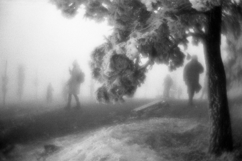 Гора Машук, Пятигорск, Ставропольский край, Россия. Январь 2021