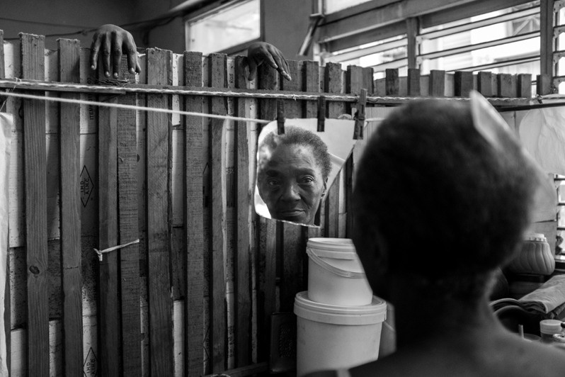Interior of a hostel in the municipality of Centro Habana, Havana, Cuba. 2020