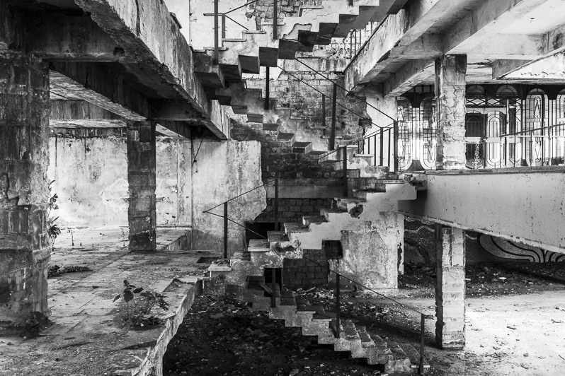 Decay, Tskaltubo, Samegrelo-Zemo Svaneti region, Georgia. July 2014