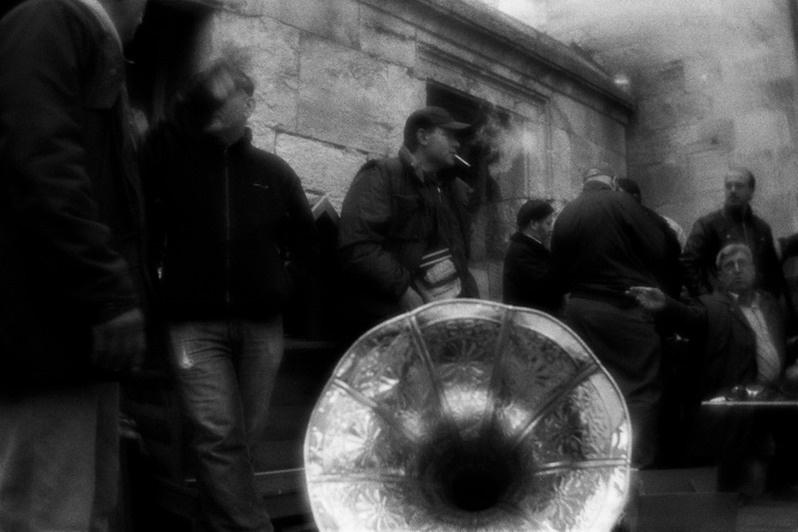 Gramophone. Swap meet, Beyazıt meydanı, Istanbul, Turkey. March 2013