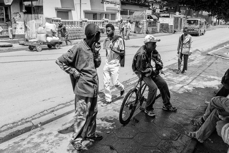 Street discussions, Fianarantsoa, Republic of Madagascar. 2012