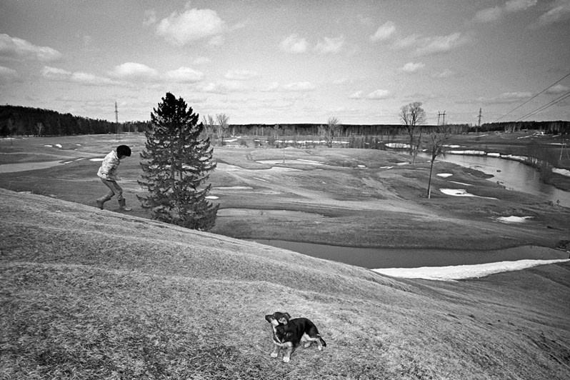 Весенняя пора, посёлок Райфа, Зеленодольский район, Татарстан, Россия. 1985