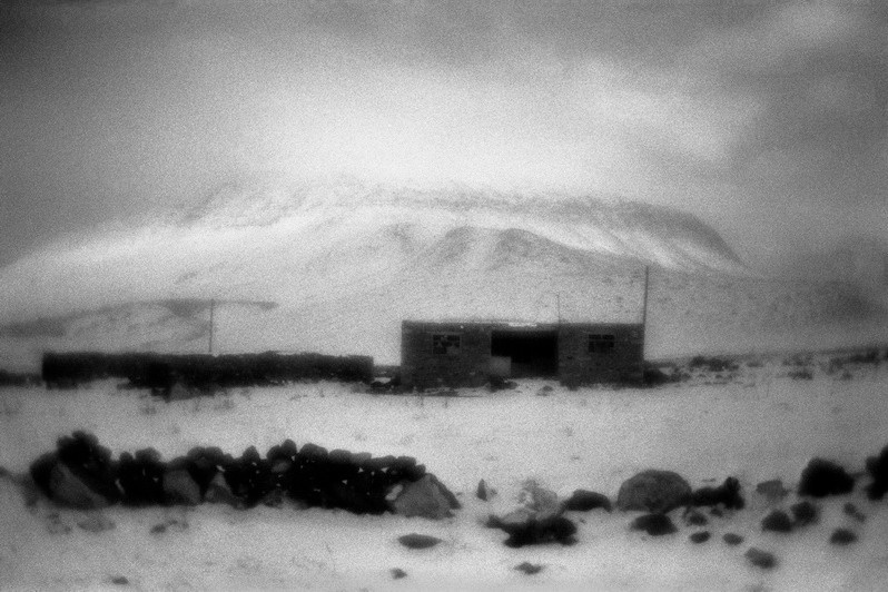 At the foot of Ararat mountain, Ağri province, Turkey. January 2011