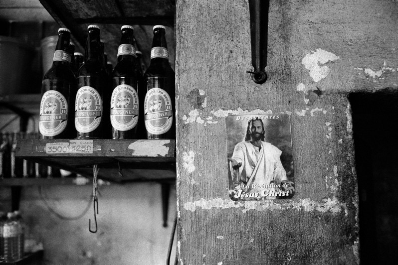 Jesus' beer, Ambohimahasoa, Haute Matsiatra region, Fianarantsoa province, Republic of Madagascar. 1999