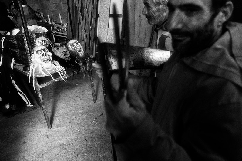 The “Morte”, “Diabo” and “Censura” waiting to incarnate in a human body, Bragança municipality, Bragança district, Trás-os-Montes region, Portugal. 2019