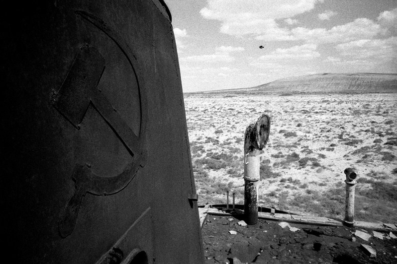 Zhalanash bay, Aralsk district, Kyzyl-Orda region, Kazakhstan. August 2001