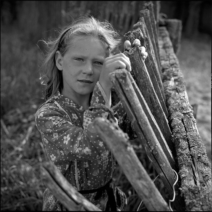 Фланелевое платье, Брянская область, Россия. 2004