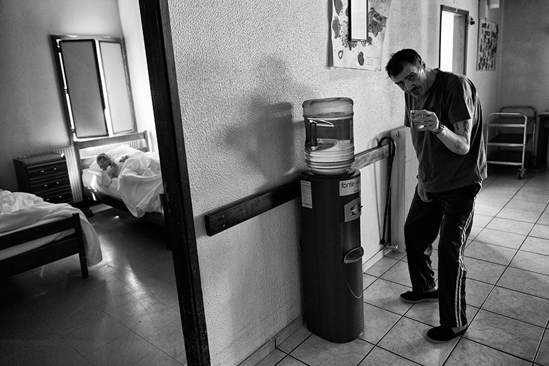 Men in nursing home, Bragança district, Trás-os-Montes region, Portugal. 2015