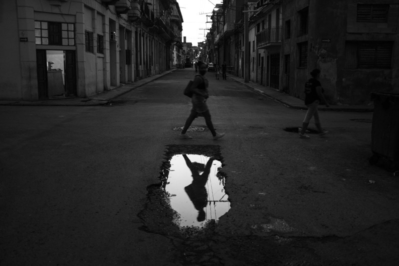 Daily life on the streets of the Cayo Hueso neighbourhood, Centro Habana district, Havana, Cuba. 2021
