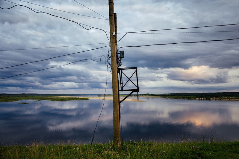 Melogora village, Mezensky district, Arkhangelsk region, Russia. August 2017