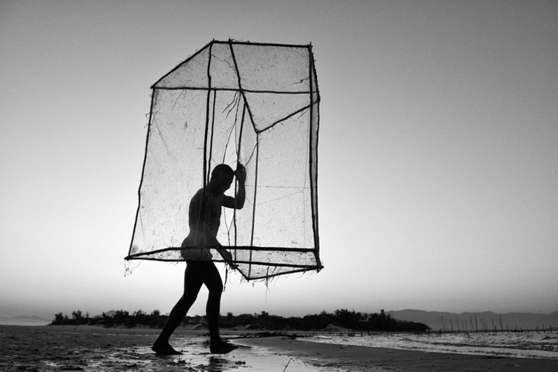 Shellfish traps, near Tolanaro, Anosy region, Toliara province, Republic of Madagascar. 2010