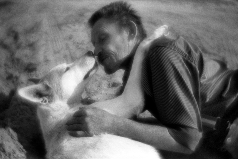 Сторож лодочной станции, Лысково, Нижегородская область, Россия. Август 2019