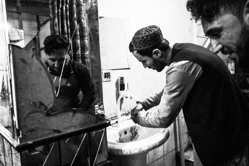 Even in a run-down cafe, cleanliness comes first, Kabul, Afghanistan. 2024