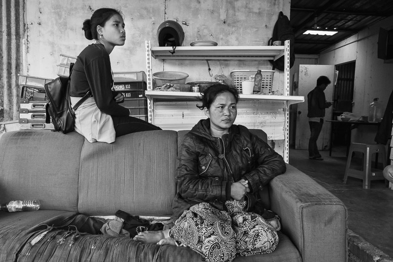 Chin refugees working as daily labour in plantations Cameron Valley, Kuala Terla, Cameron highlands, Malyasia. October 2022