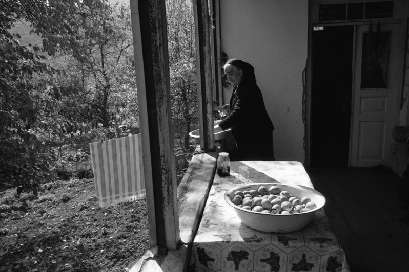 In a village house, Vank village, Martakert district, Nagorno-Karabakh Republic. October 2006