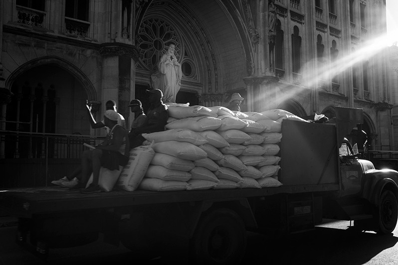 Cityscape on Reina street, Centro Habana district, Havana, Cuba. 2022