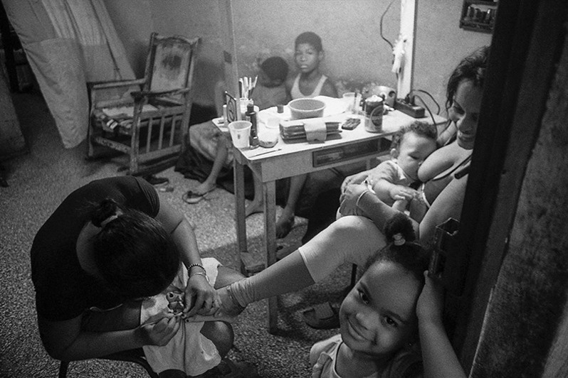 Interior decoration of a house in the municipality of Centro Habana, Havana, Cuba. 2022