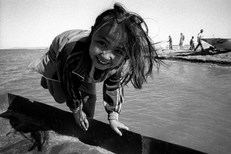 Happiness, Tastubek village, Aralsk district, Kyzyl-Orda region, Kazakhstan. August 2001
