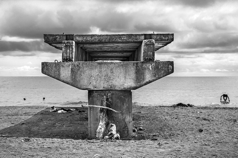 Summer, Anaklia settlement, Samegrelo-Zemo Svaneti region, Georgia. July 2014